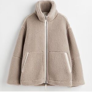 H&M Teddy coat